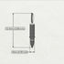 Men Bullet Emerald Pendant - Richard No. 4